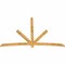Ekena Millwork Alberta Rough Sawn Timber Gable Bracket, Western Red Cedar, 96"W x 64"H x 2"D x 4"F, 16/12 Pitch GBW096X64X0204ALB00RWR - alternate 4